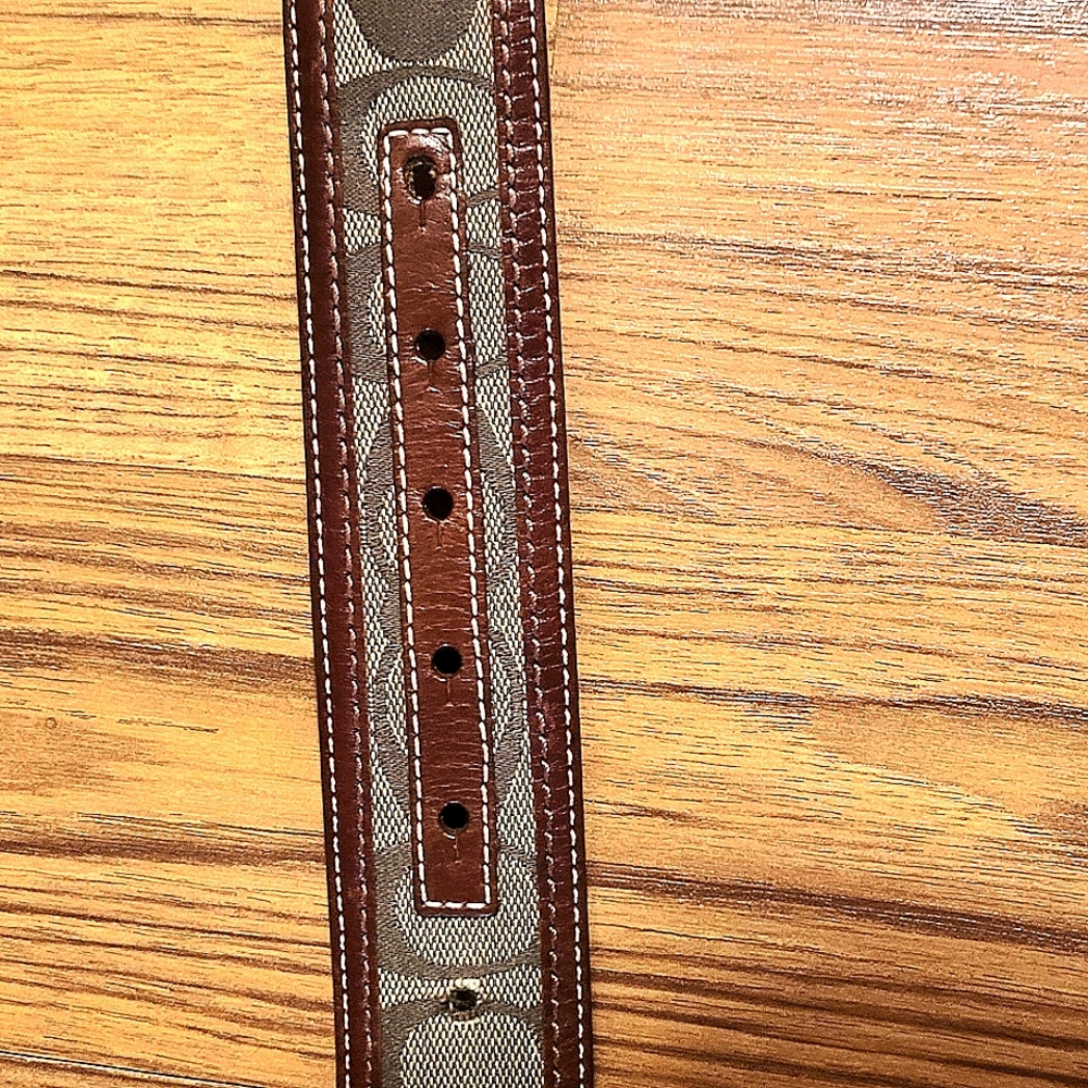Authentic Coach Signature Unisex Belt